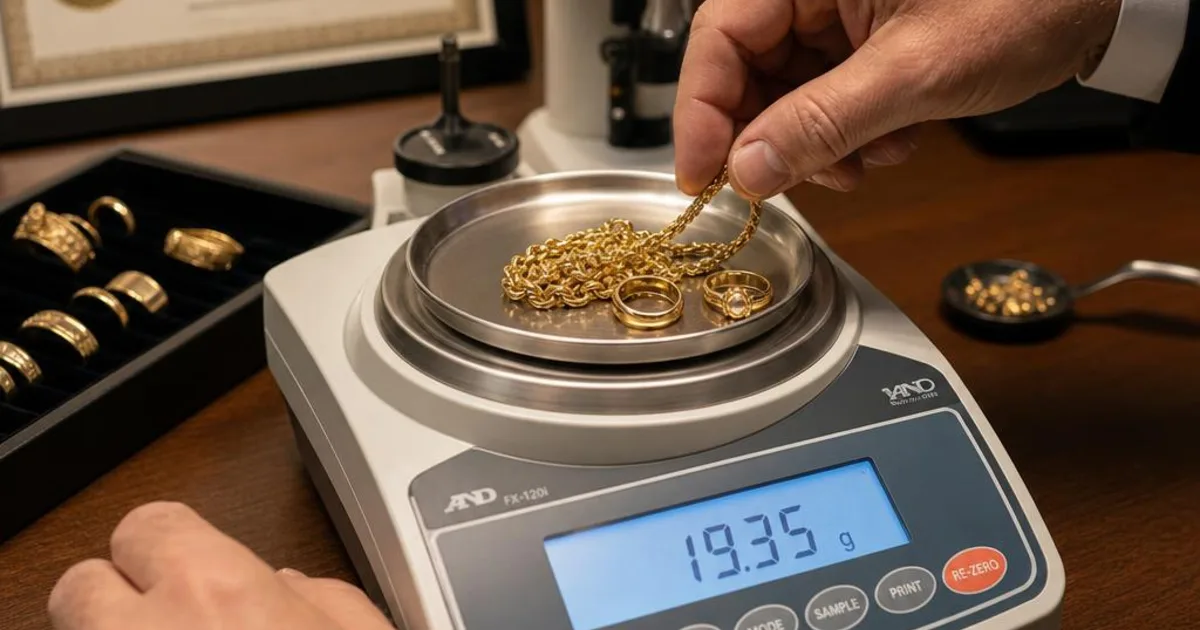 Precious-metal evaluation process