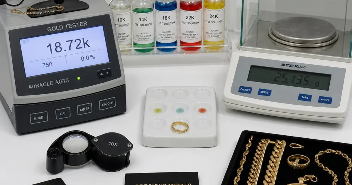 Gold testing and evaluation process